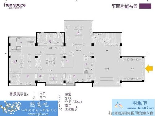福建泉州南安凌云玉石展廳含方案施工圖及效果圖