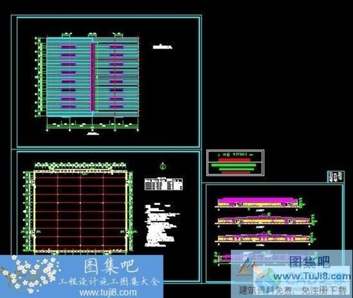 某鋼排架庫房建筑設(shè)計圖
