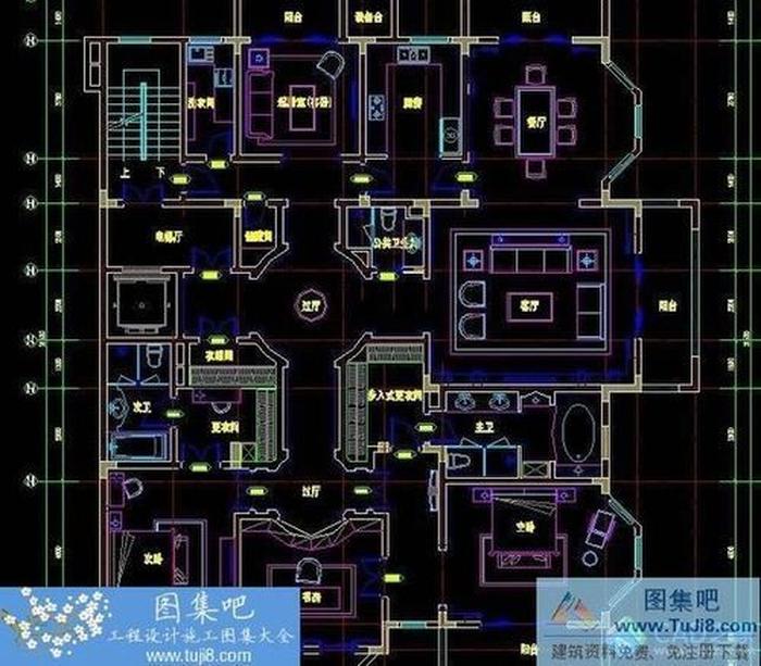 南京天正桃源府樣板房A、B戶型歐式風(fēng)格施工圖效果圖