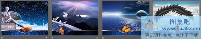 唯美的維納斯藝術(shù)PPT模板下載