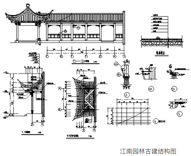 【合集】古代建筑、仿古建筑設(shè)計(jì)施工CAD圖合集(江南園林、徽派古建、寺廟大殿、拱形石橋、山門石坊、仿古售樓部、中式仿古別墅、仿古四合院、江南古建四合院)