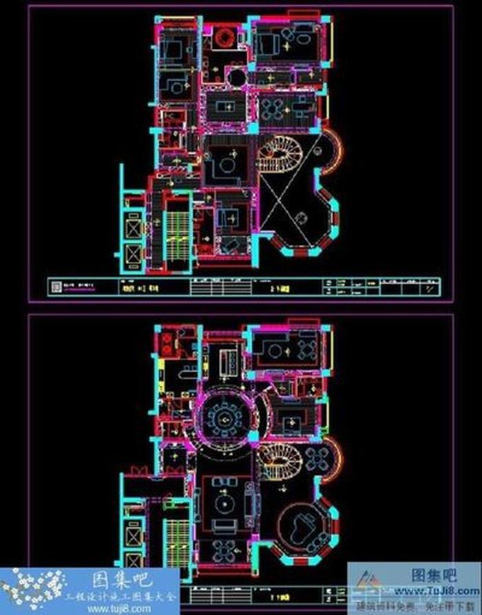 北京星河灣三期A1歐式戶型圖紙含高清照片及施工圖