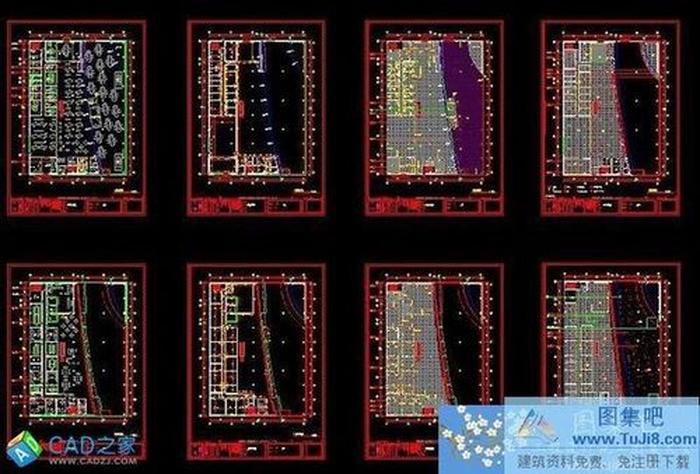 亞洲標(biāo)準(zhǔn)奧迪城市展廳平立面施工圖及效果圖