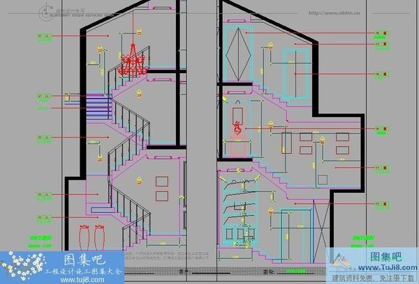 東易日盛南通軍山半島4號(hào)樓歐式效果圖附施工圖