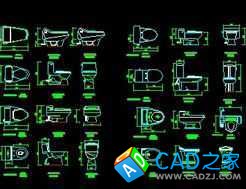 衛(wèi)生間潔具圖塊大全