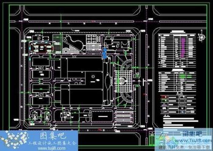 某廠房施工圖（建筑結(jié)構(gòu)水電暖） CAD圖紙