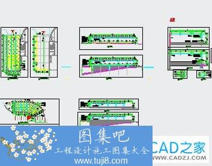 某地下車庫入口景觀施工詳圖