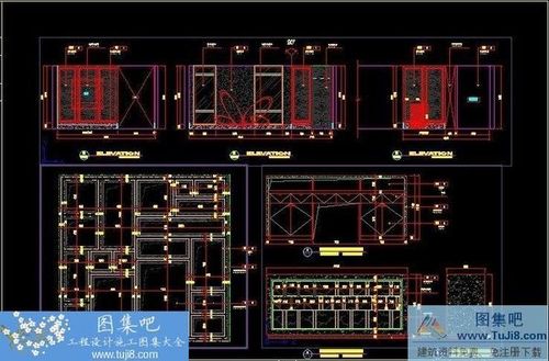 雅韻閣大酒店一二三層施工圖與效果圖