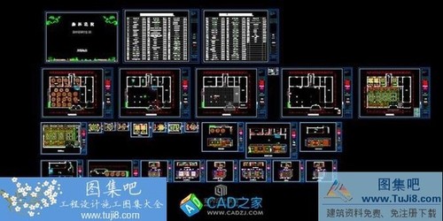 度假村森林花院 星級農(nóng)家樂CAD施工圖全套圖紙