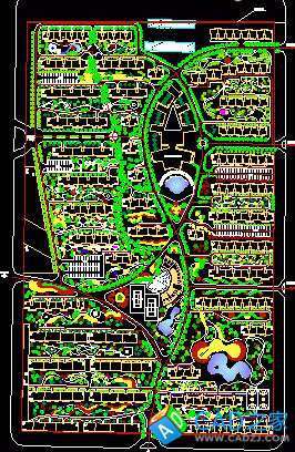 一套較好的小區(qū)景觀規(guī)劃布置圖