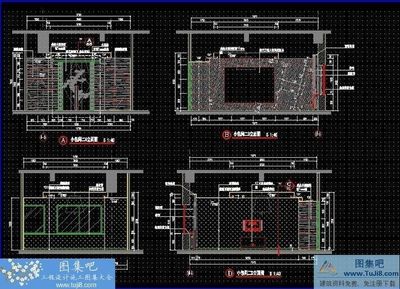 吉林省長春市金湘食府CAD施工圖