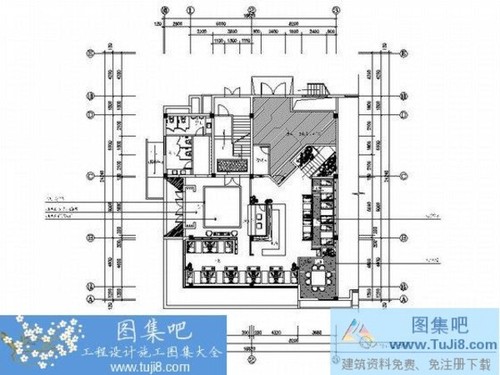 某中式三層茗茶會(huì)所設(shè)計(jì)裝修圖（含效果圖）