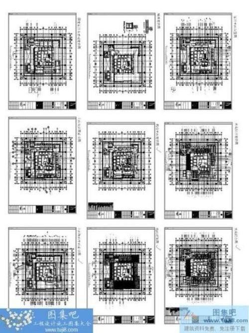 北京銀泰柏悅酒店CAD施工圖紙附實景照片
