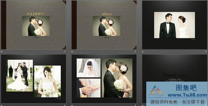 結(jié)婚紀念冊PPT模板下載