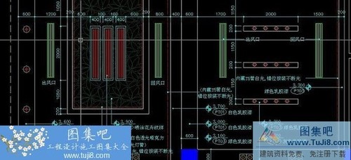 廣東海天味業(yè)裝修施工圖CAD圖紙