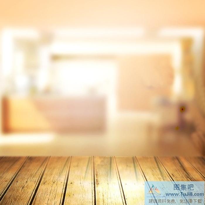 木板家居PPT背景圖片