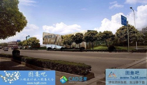 房產(chǎn)銷售中心裝飾CAD施工圖及含效果圖