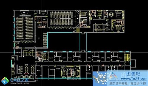 九江賓館全套施工圖CAD圖紙
