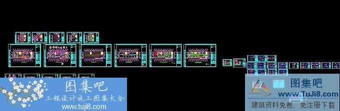 繡湖春天酒店包廂層施工圖含效果圖