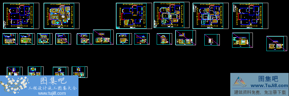 一套簡約現(xiàn)代風(fēng)格室內(nèi)裝修設(shè)計施工圖