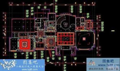 華西村臥龍湖現(xiàn)代中式別墅全套施工圖+效果圖