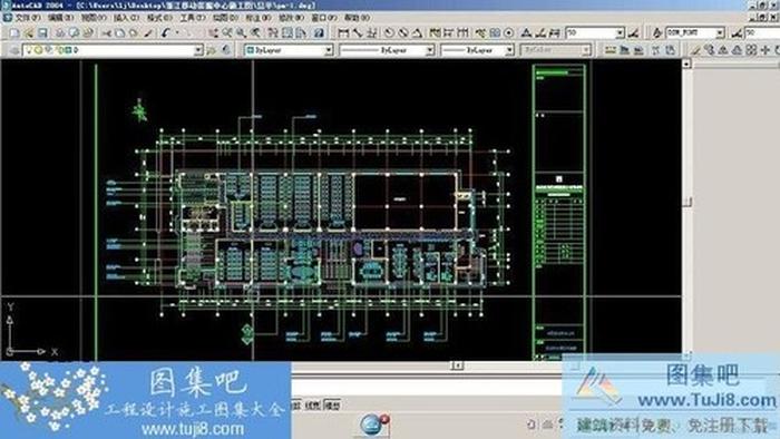 浙江移動(dòng)移動(dòng)客服中心施工圖含效果圖