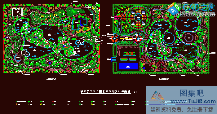 園中園之玉蘭園總體規(guī)劃設(shè)計平面圖