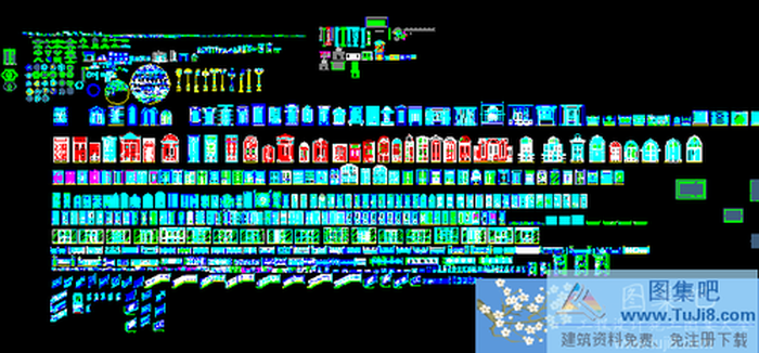 歐式門窗及欄桿CAD圖庫(kù)大全