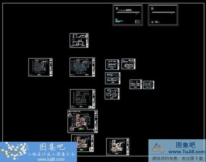 現(xiàn)代三室兩廳設計施工圖含實景圖