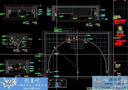 北京345酒店設(shè)計北京吉林大廈公共區(qū)域終施工圖
