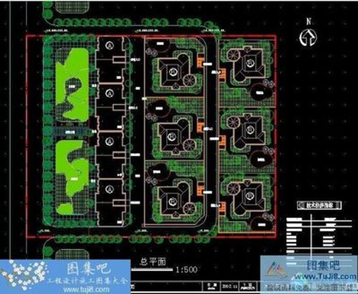 大足群力新村別墅及商業(yè)街施工圖CAD圖紙