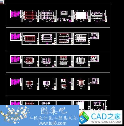 CAD鋼結(jié)構(gòu)廠房設(shè)計(jì)圖紙