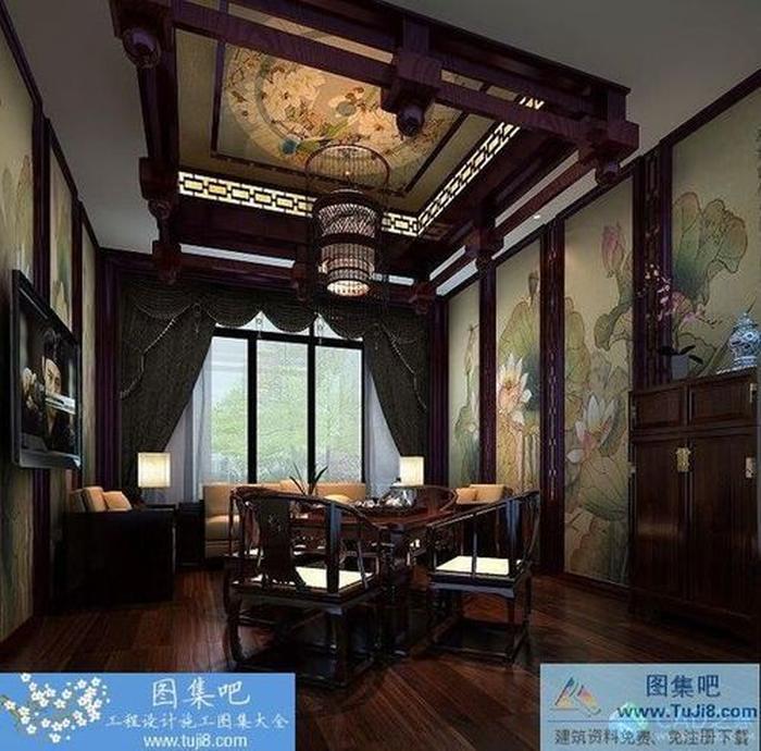 福州萬達(dá)茶樓效果圖含施工圖