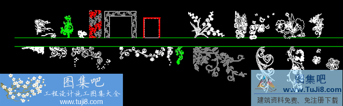 花型圖庫 雕刻雕花圖大全