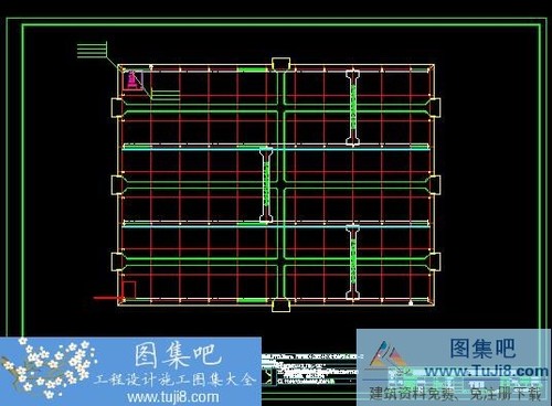 某成品倉庫施工圖CAD圖紙