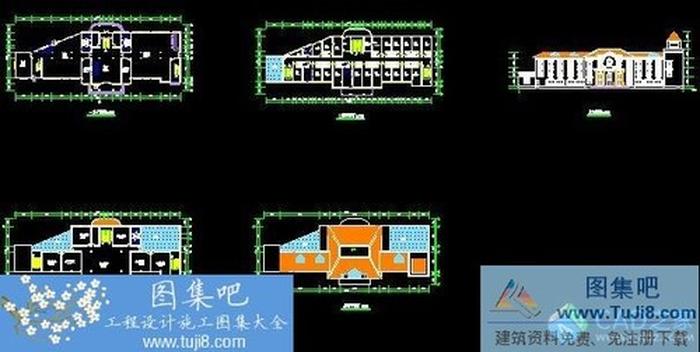 渡假村綜合樓歐式建筑方案圖