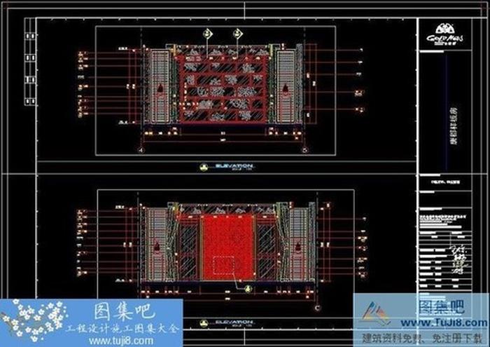 金螳螂揚州瘦西湖唐郡別墅設(shè)計施工圖含效果圖