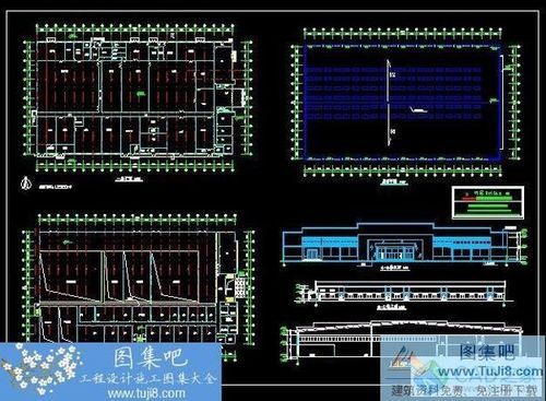 某綜合車間平立面圖