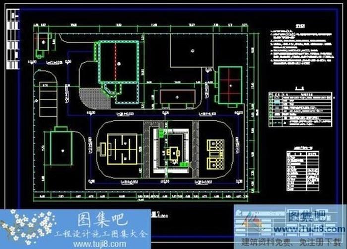 某凈水廠施工圖（含電氣、建筑結(jié)構(gòu)設(shè)計(jì)圖）
