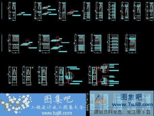 78款衣柜設(shè)計(jì)CAD詳圖