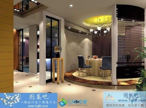 閩都大莊園別墅施工圖附效果圖CAD圖紙