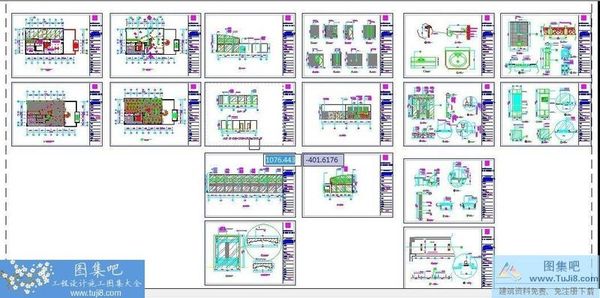 順義全套五星級大酒店建筑裝修全套CAD施工圖