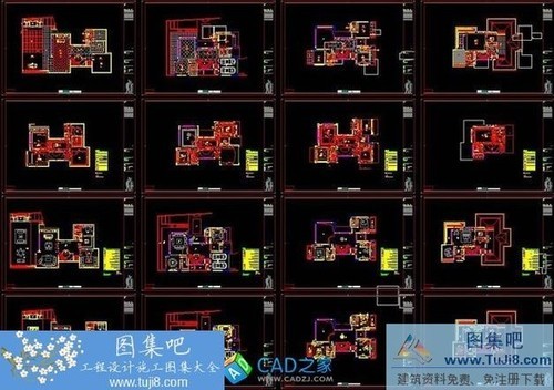 梁志天深圳星河丹堤項目C6獨立別墅施工圖及材料樣板圖