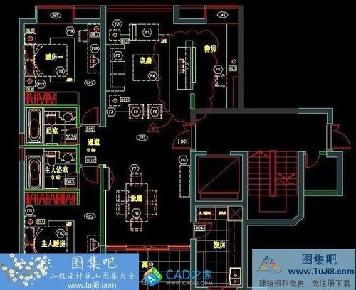梁志天上海東方曼哈頓東地塊2號單位施工圖及實景圖