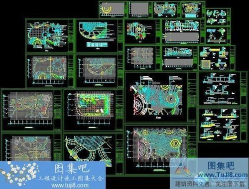 杭州某廣場(chǎng)景觀設(shè)計(jì)方案施工圖