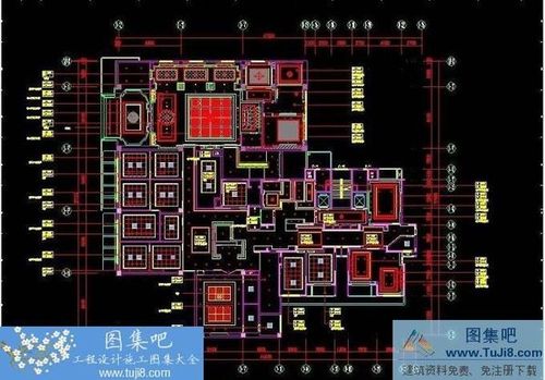 金螳螂杭州萊德售樓處裝飾施工圖