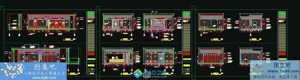 大連萬科海港城售樓處施工圖及效果圖