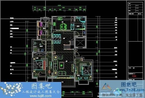 某豪華中式家居全套裝飾施工圖