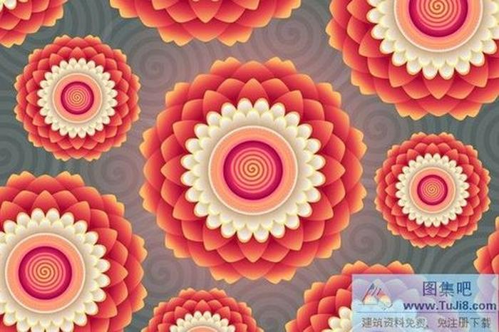 古典復(fù)古花紋PPT背景圖片