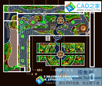 酒廠區(qū)園林景觀總平面圖